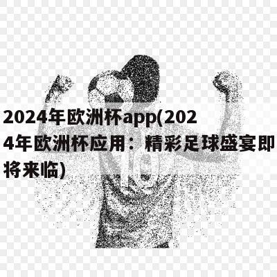 2024年欧洲杯app(2024年欧洲杯应用：精彩足球盛宴即将来临)